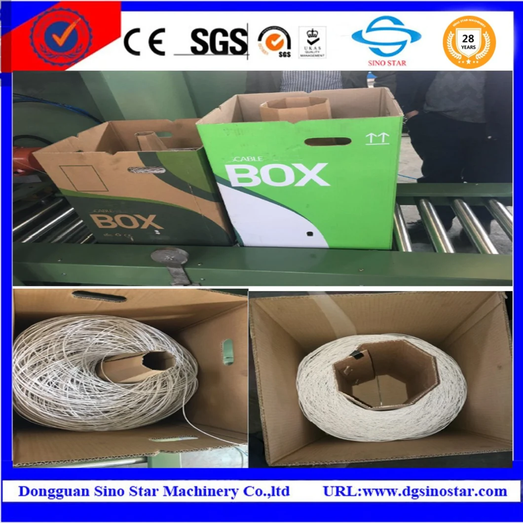 High Speed Automatic Wire Cable Box Take-up Coiling Machine