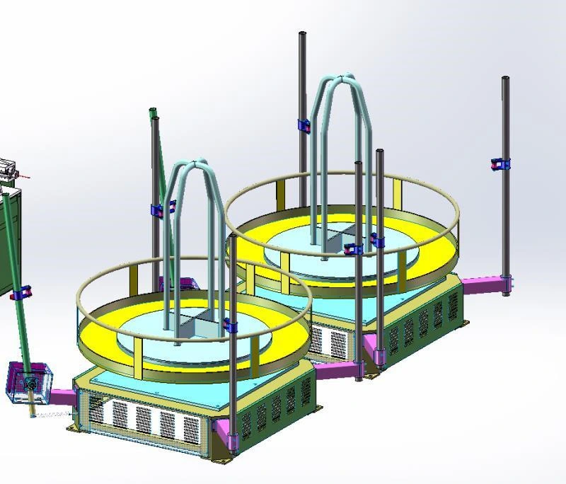 Qipang Motorized Pay off Machine/Accumulator Stand