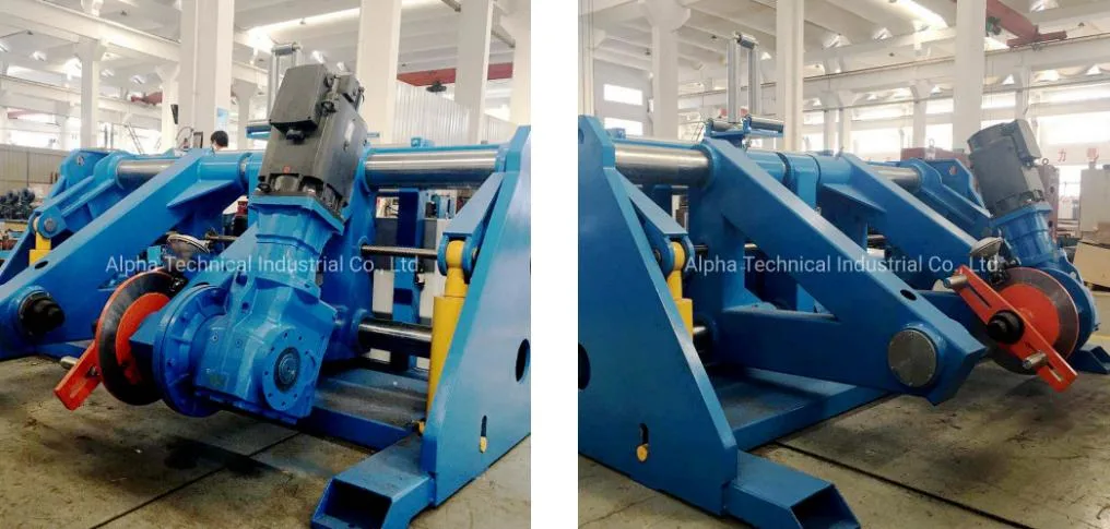 Swing Arm Type Hydraulic Cable Reeling Machine Cantilever Take-up Machine