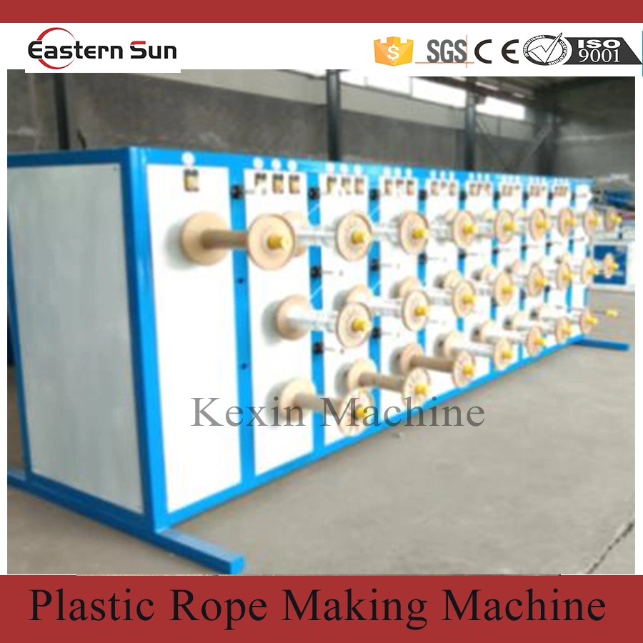 Plastic PP PE HDPE Extrusion Twist Twister Twisting Bunching Buncher Extruder Drawing Making Machine