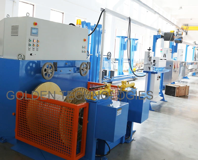 50 Core Wire Insulation Extrusion Line Machine Cabling Extruder